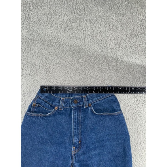 Vintage Levis Jeans Women 6 1960s Rare‎ White Patch Medium Wash Western Retro - Picture 6 of 13